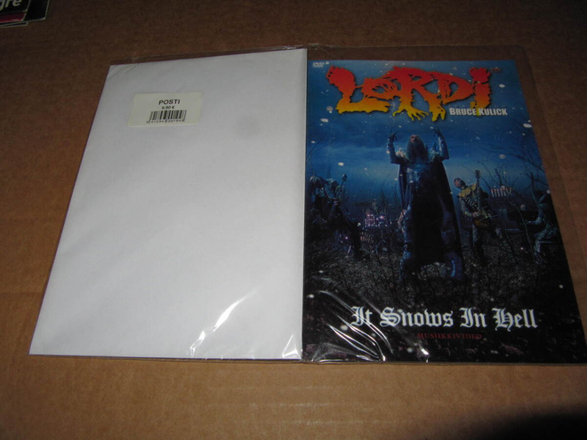 Lordi feat. Bruce Kulick DVD It snows in Hell v.2006 UUSI
