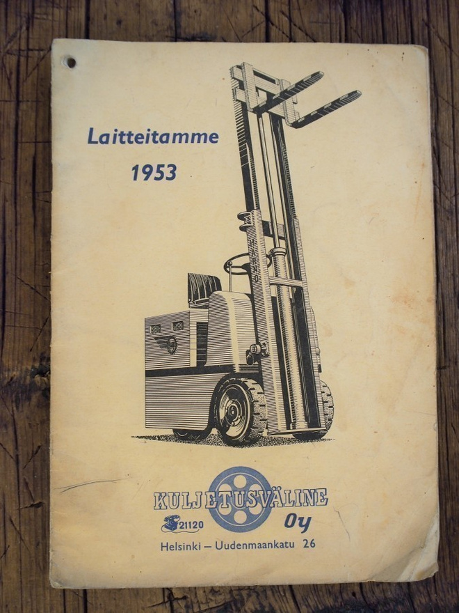 @@  KULJETUSVÄLINE OY TUOTEKUVASTO VUODELTA 1953  @@