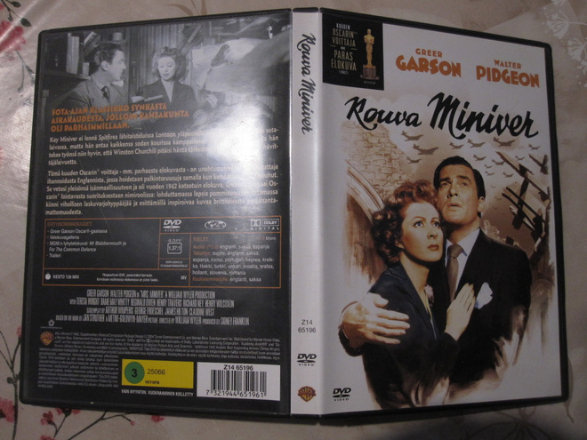 Rouva Miniver DVD UUDENVEROINEN