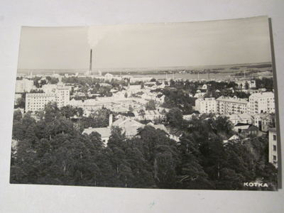VANHA Postikortti Kotka 1950-l Alkup.Mallikappale