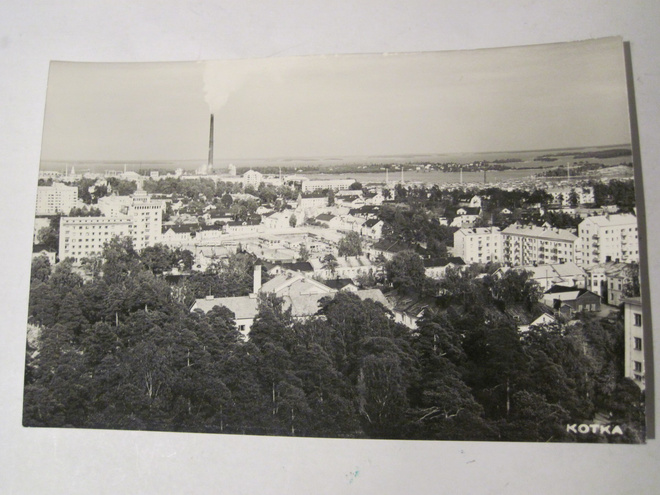 VANHA Postikortti Kotka 1950-l Alkup.Mallikappale