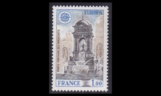Ranska 2098v ** Europa matta liima (1978)