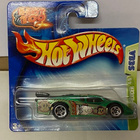 2003 Hot Wheels #113 SEGA Series 4/5 GT RACER Green w/Chrome - pikkukuva 1