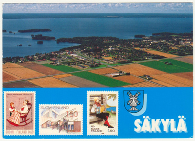 Säkylä ilmakuva vaakuna