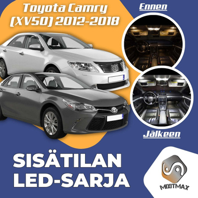 Toyota Camry (XV50) Sisätilan LED-sarja 13-osain