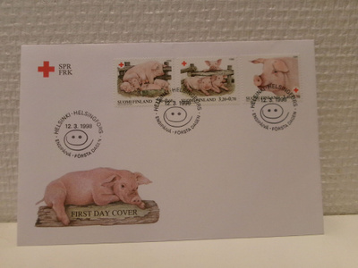 FDC- ensipäiväkuori - Kotieläimet - 1998