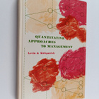 Richard I. Levin : Quantitative approaches to management - pikkukuva 1