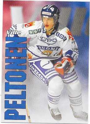 1998-99 CardSet Maajoukkue #36of47 Ville Peltonen HIFK