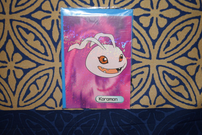 Postikortti Digimon digital monsters + kirjekuori  Koromon