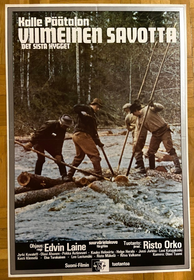 Vanha elokuvajuliste: Viimeinen savotta