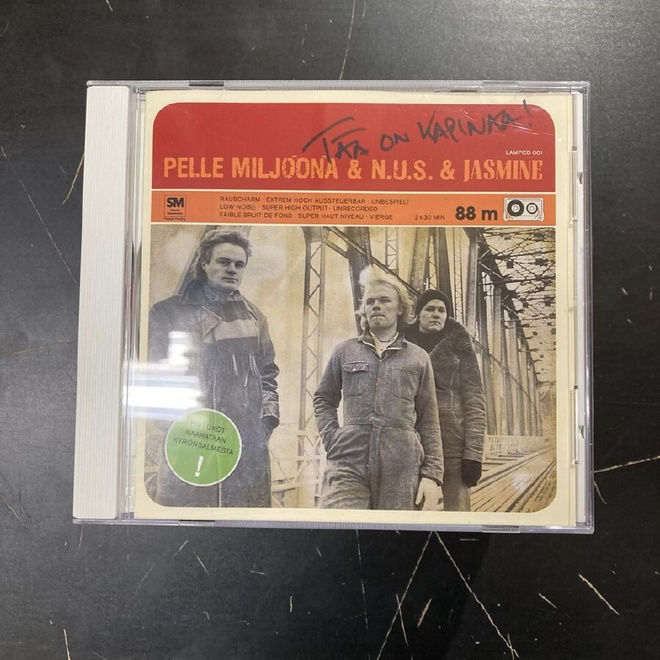 Pelle Miljoona & N.U.S. / Jasmine - Tää on kapinaa! CD