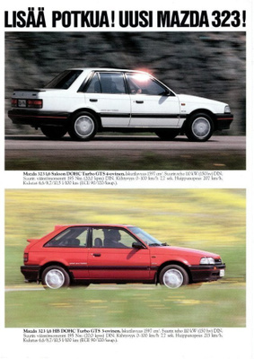 Mazda 323 -esite, 1988