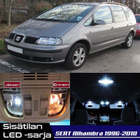 Seat Alhambra (7M) Sisätilan LED-sarja 23-osainen - pikkukuva 1