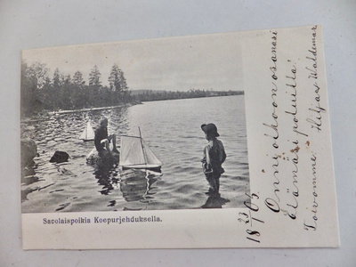 VANHA Postikortti Savo Kuopio 1905