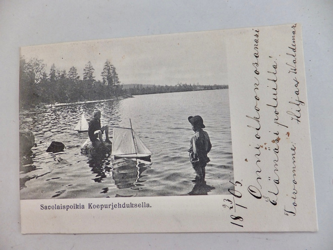 VANHA Postikortti Savo Kuopio 1905