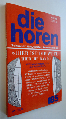 Die Horen 185 - 42. Jahrgang 1. Quartal 1997 : Zeitschrif...