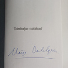 Maija Dahlgren : Toimittajan muistelmat (signeerattu) - pikkukuva 3