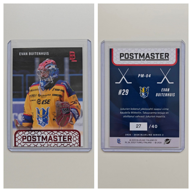 Evan Buitenhuis Red Postmaster Blueline