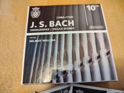 J.S.Bach: Orgelwerke/Helmut Walcha 10- cd