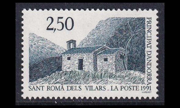 Andorra Fr 421 ** Turismi (1991)