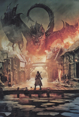 Hobitti, Smaug (postikortti)