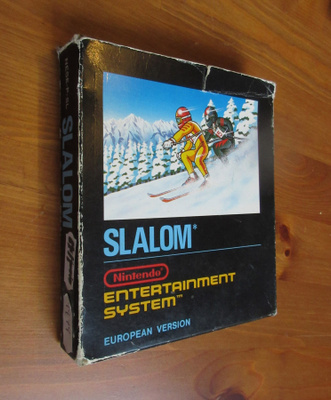 NES: Slalom (Black Box) VAIN BOXI!