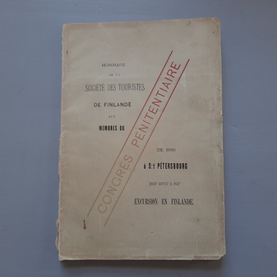 Société des touristes de Finlande 1890 MATKAOPAS kartat