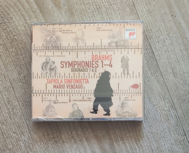 Brahms Symphonies 1-4 UUSI 3CD Tapiola sinfonietta