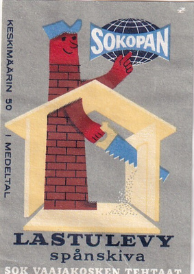 Sokopan Lastulevy spånskiva, SOK , s75