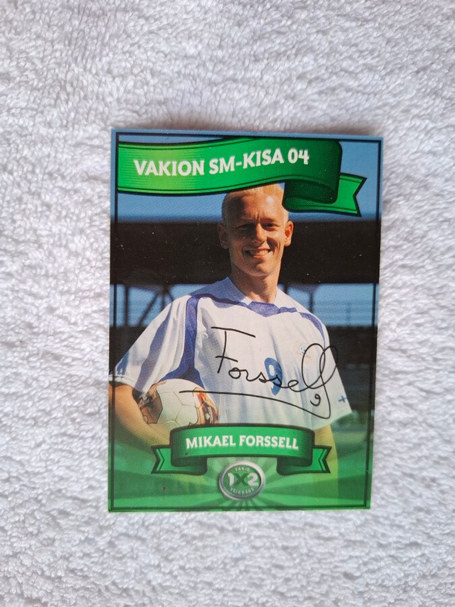 Mikael Forssell pahvikortti Veikkaus 2004