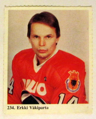 Erkki Väkiparta Ässät SM liiga 78/79 nro 234