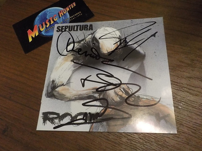 SEPULTURA - ROORBACK CD KANSILEHTI KOKO BÄNDIN NIMMAREILLA