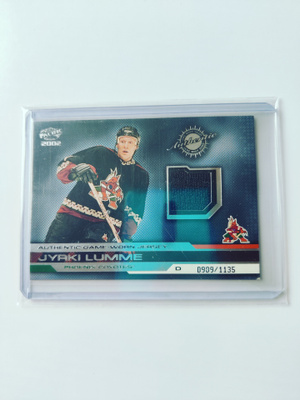 Jyrki Lumme 2002 Pacific Game-Worn Jersey /1135