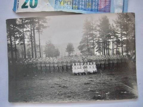 VANHA Valokuva Suojeluskunta Kirvu Luov. Karjala 1937