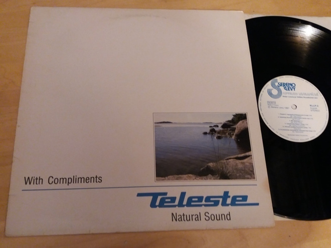 VEIKKO HUUSKONEN & KEIJO LOUNA - LP Teleste mainoslevy VG++