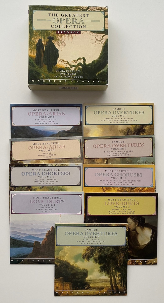 The Greatest Opera Collection - 10 CD:n boxi