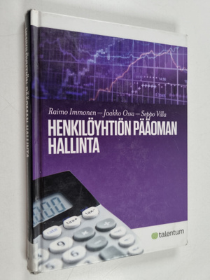 Raimo ym. Immonen : Henkilöyhtiön pääoman hallinta