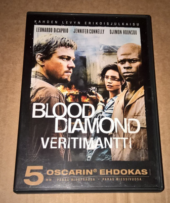 BLOOD DIAMOND VERITIMANTTI DVD TUPLA DVD