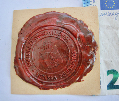 VANHA Vahasinetti Poliisi Loviisa n. 1920