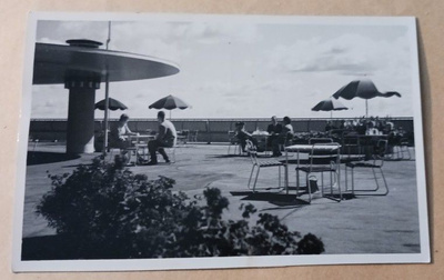 Jyväskylä, Vesilinnan terassikahvila, mv vkpk, p. 1953