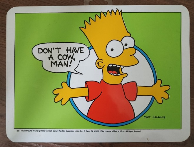 VANHA BART SIMPSON JULISTE (MUOVIA)