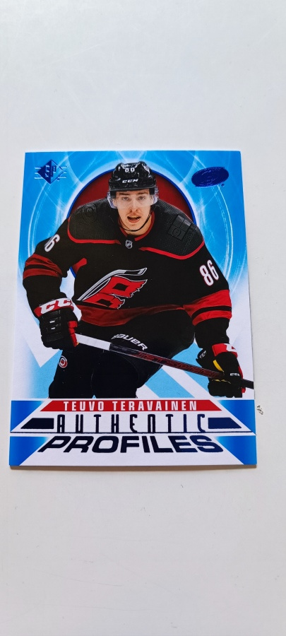 2020-21 SP Authentic Profiles Blue Teuvo Teräväinen