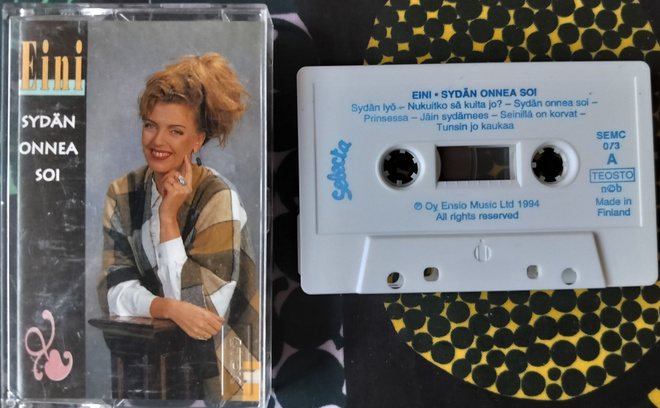 EINI-SYDÄN ONNEA SOI-kasetti, SEMC 073,v.1994 Oy Ensio Music