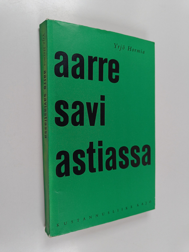 Yrjö Hormia : Aarre saviastiassa : herännäiskuvaus