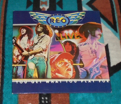 REO SPEEDWAGON You Get What You Play For - LIVE ~ 2 LP