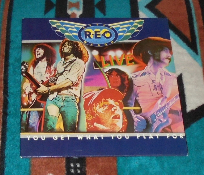 REO SPEEDWAGON You Get What You Play For - LIVE ~ 2 LP