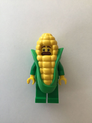 Lego minifiguuri - Corn Cob Guy, Series 17