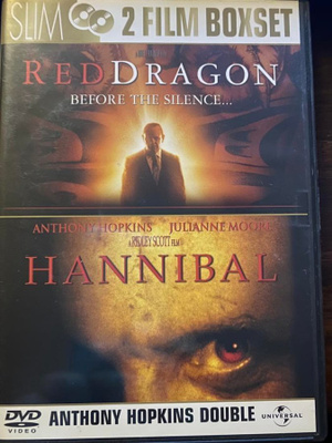 Anthony Hopkins Hannibal/Punainen lohikäärme UUSI DVD
