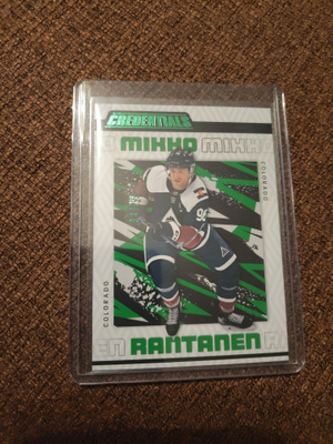 Mikko Rantanen 23-24 UD Credentials Green #21  /25