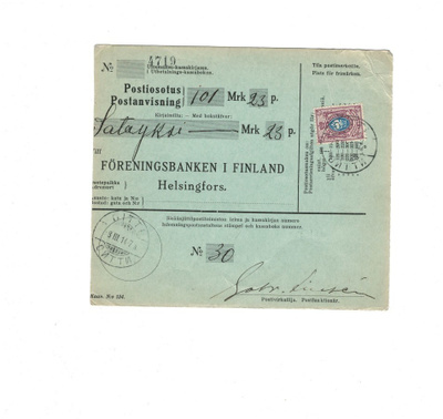 POSTIOSOTUS OITTI YKSIN 40P V 1914